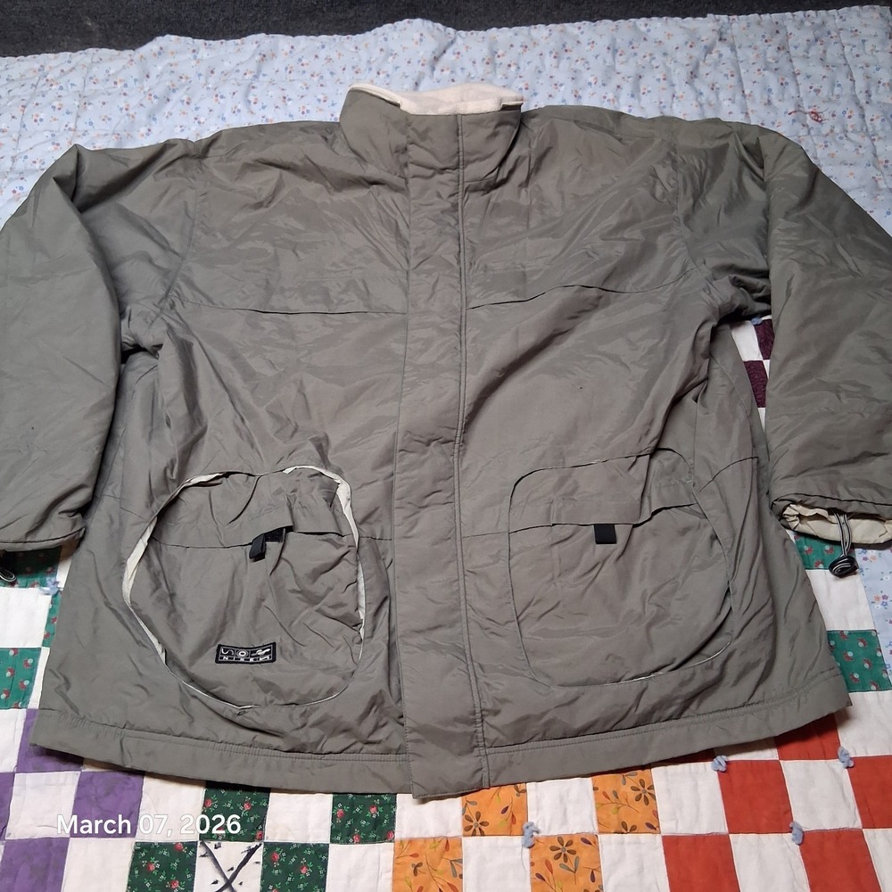 VTG Nike Streetwear 3D Cell Pocket Fleece Lined Jacket Size 2XL